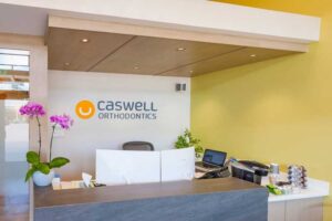 Caswell Orthodontics Reception Area