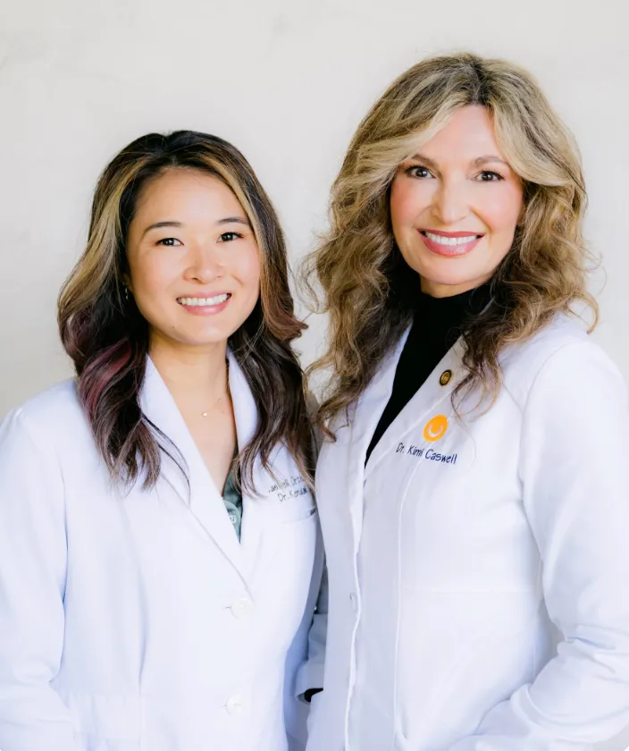 Dr. Kimi Caswell and Dr. Kendall Tada