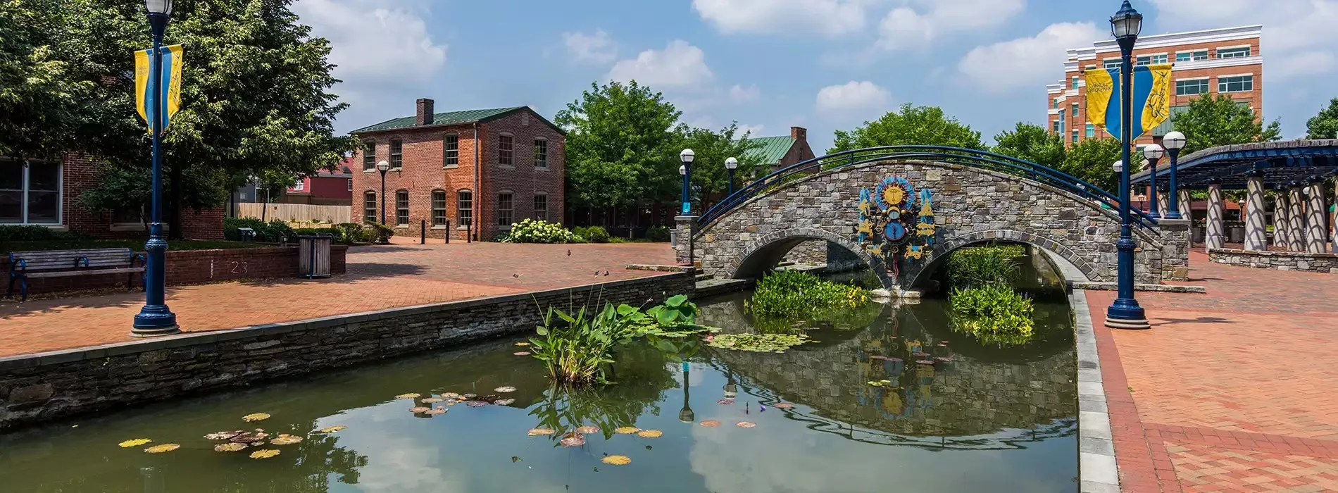 Carroll Creek in downtown Frederick, MD