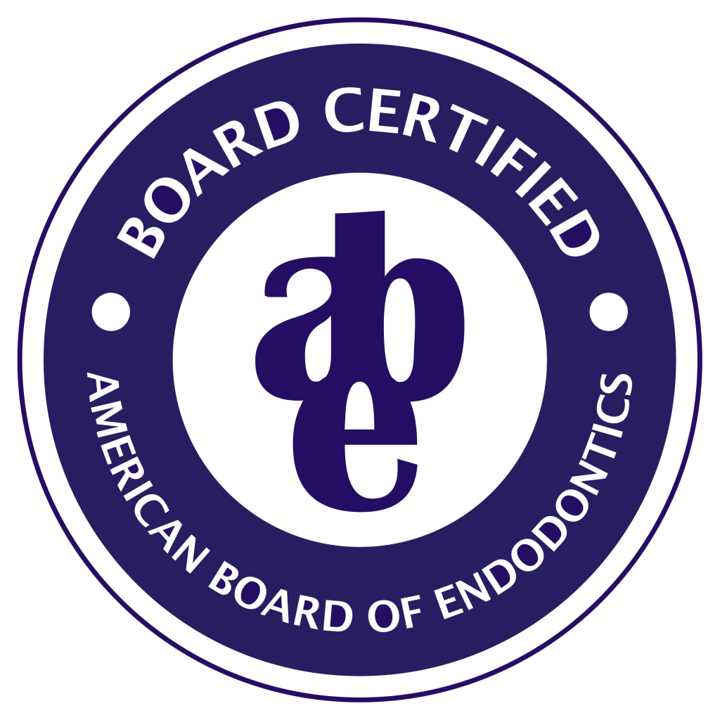 Board Certified – American Board of Endodontics