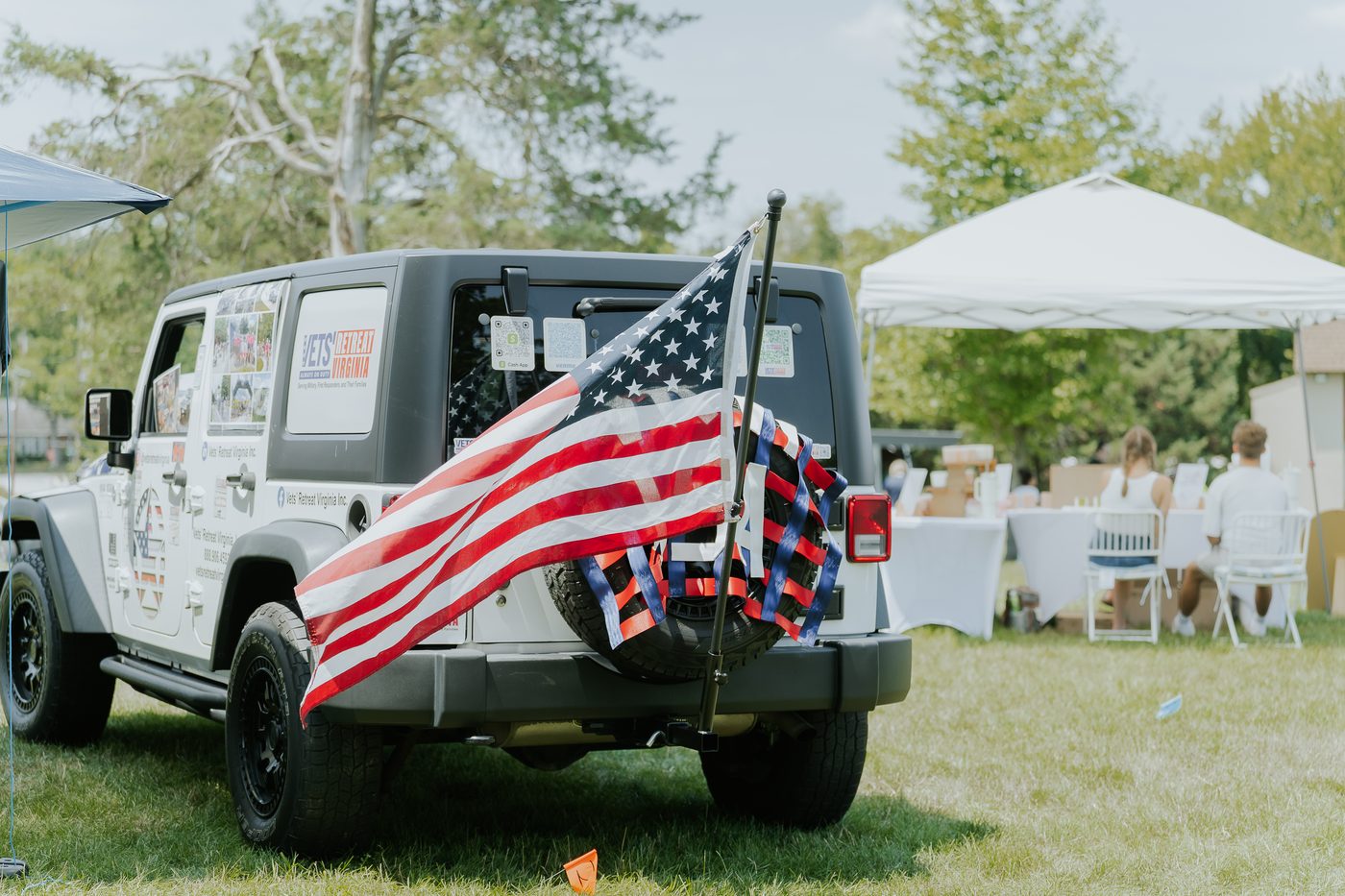 A food truck serving guests at a Rural Salute event