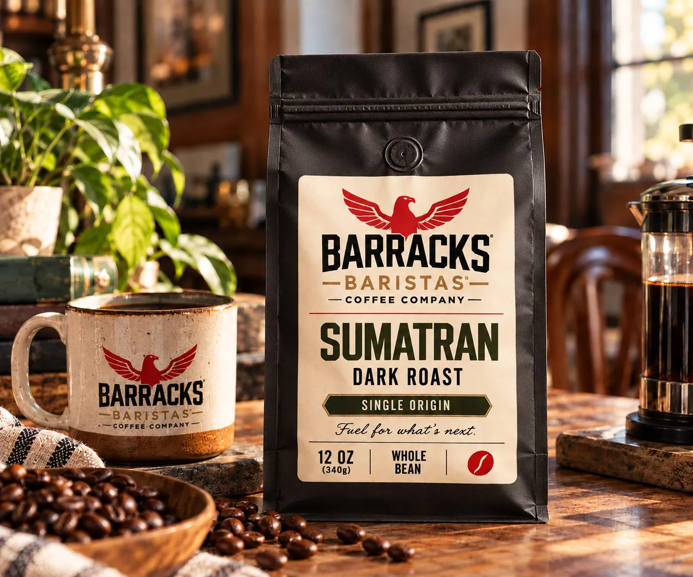 Freedom’s Ember coffee packaging concept