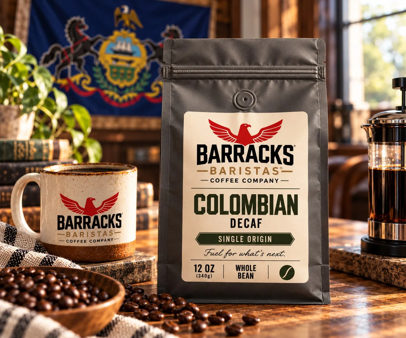 Patriot’s Peace coffee packaging concept