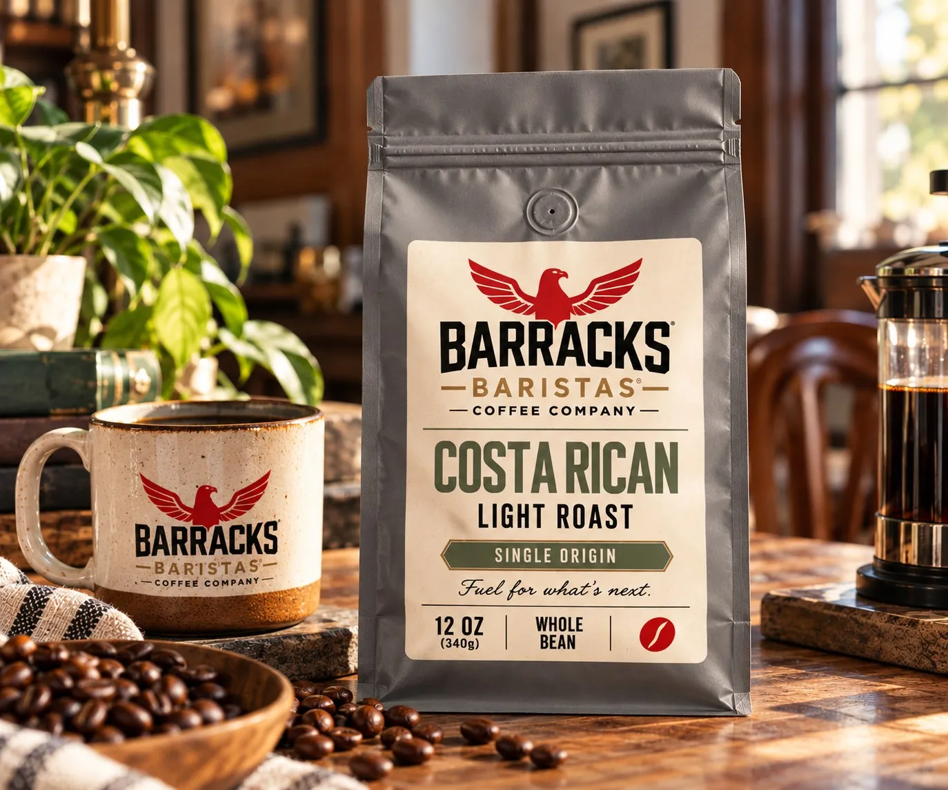 Courageous Dawn coffee packaging concept